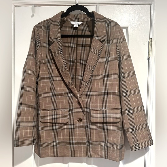 Old Navy Plaid Blazer - Picture 5 of 9